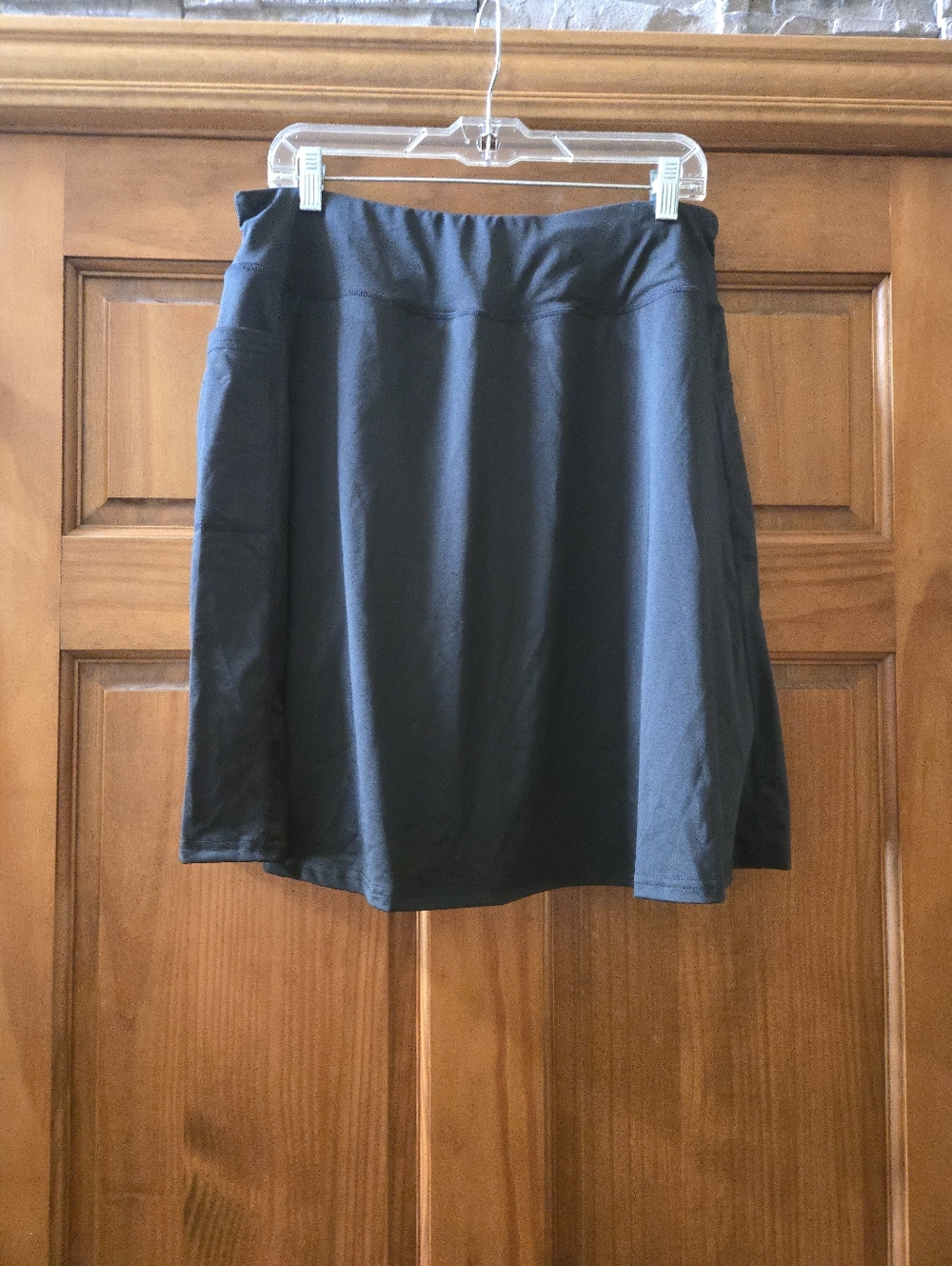 KORALHY Women's 20" Knee LengthSkort Black XL - Picture 3 of 6